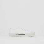 Burberry Burberry Logo Detail Cotton Sneakers, Size: 45.5