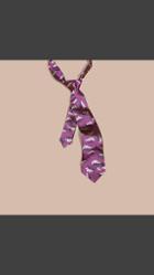 Burberry Modern Cut Leaf Jacquard Silk Tie