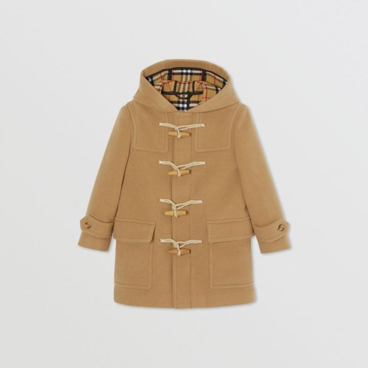 Burberry Burberry Childrens Double-faced Wool Duffle Coat, Size: 14y, Yellow