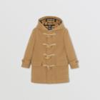 Burberry Burberry Childrens Double-faced Wool Duffle Coat, Size: 14y, Yellow