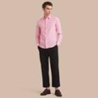 Burberry Burberry Striped Cotton Blend Shirt, Size: M, Pink
