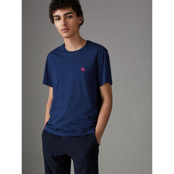 Burberry Burberry Cotton Jersey T-shirt, Size: Xs, Blue