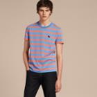 Burberry Burberry Striped Cotton T-shirt, Pink