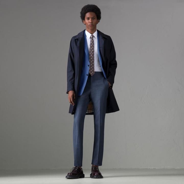Burberry Burberry Slim Fit Wool Silk Linen Suit, Size: 56r