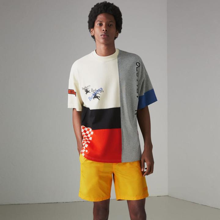 Burberry Burberry Drawcord Swim Shorts, Size: L, Yellow