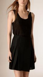 Burberry Prorsum Sleeveless Cotton Lace Top