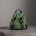 Burberry Burberry The Crossbody Rucksack In Nylon And Leather, Green