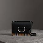 Burberry Burberry The Mini Vintage Check And Leather D-ring Bag