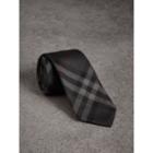 Burberry Burberry Modern Cut Check Silk Twill Tie