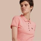 Burberry Burberry Cotton Piqu Polo Shirt, Pink