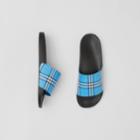 Burberry Burberry Check Print Slides, Size: 43