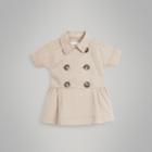 Burberry Burberry Childrens Stretch Cotton Trench Dress, Size: 2y, Yellow