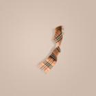 Burberry Burberry The Mini Classic Cashmere Scarf In Check, Size: Os, Brown