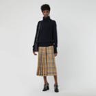 Burberry Burberry Archive Logo Appliqu Cashmere Roll-neck Sweater, Blue