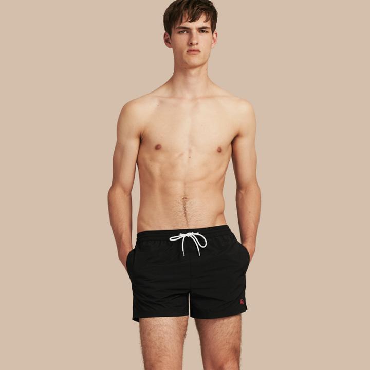 Burberry Burberry Lightweight Swim Shorts, Black