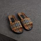 Burberry Burberry Vintage Check Slides, Size: 39, Yellow