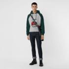 Burberry Burberry House Music Intarsia Jersey Hoodie, Size: L, Green