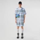 Burberry Burberry Short-sleeve Check Silk Shirt