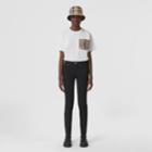 Burberry Burberry Vintage Check Pocket Cotton Oversized T-shirt, Size: L