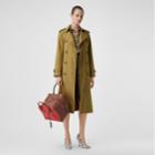 Burberry Burberry The Waterloo Trench Coat, Size: 06, Yellow