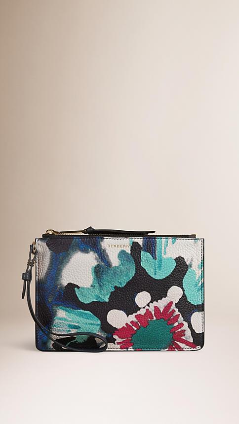 Burberry Tie-dye Leather Wristlet