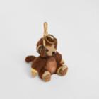 Burberry Burberry Thomas Bear Charm In Monkey Costume, Beige