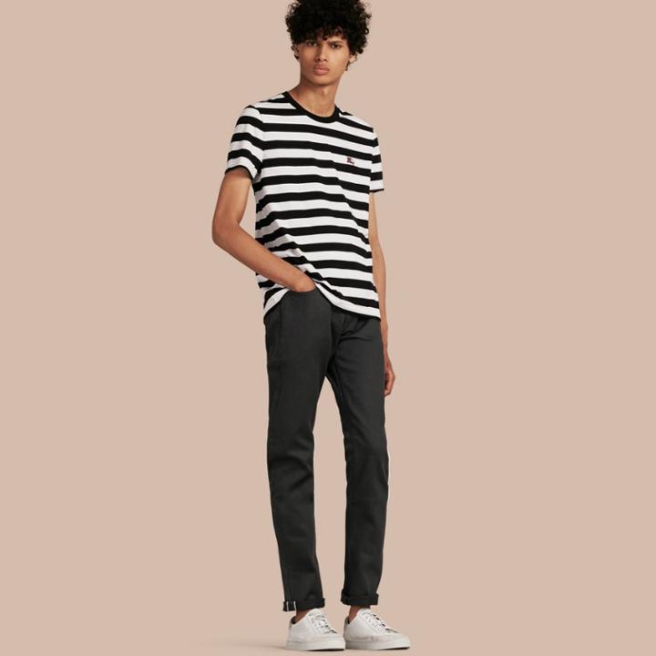 Burberry Burberry Slim Fit Japanese Selvedge Jeans, Size: 28r, Grey
