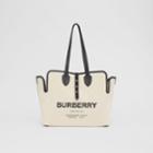 Burberry Burberry The Medium Soft Cotton Canvas Belt Bag, Natural