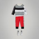 Burberry Burberry Stripe Detail Jersey Sweatpants, Size: 6y, Red