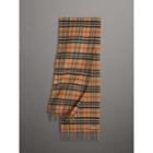 Burberry Burberry The Classic Vintage Check Cashmere Scarf, Yellow