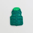 Burberry Burberry Childrens Reversible Showerproof Down-filled Hooded Gilet, Size: 3y, Green