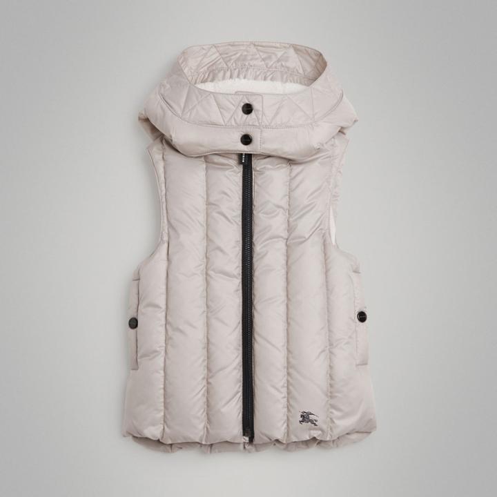 Burberry Burberry Detachable Hood Showerproof Down-filled Gilet, Size: 10y