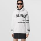 Burberry Burberry Horseferry Print Cotton Oversized Hoodie, Size: L