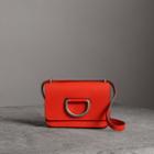 Burberry Burberry The Mini Leather D-ring Bag, Red