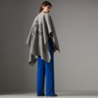 Burberry Burberry Embroidered Skyline Cashmere Poncho, Size: Xs/s