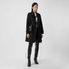 Burberry Burberry The Mid-length Kensington Heritage Trench Coat, Size: 02, Black