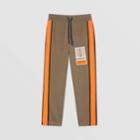 Burberry Burberry Childrens Logo Graphic Print Cotton Jogging Pants, Size: 12y, Brown