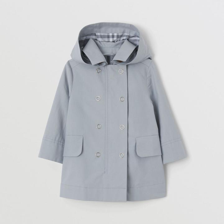 Burberry Burberry Childrens Detachable Hood Cotton Trench Coat, Size: 12m