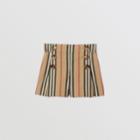 Burberry Burberry Childrens Icon Stripe Cotton Sailor Shorts, Size: 10y, Beige