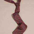 Burberry Burberry Modern Cut Paisley Print Silk Tie, Purple