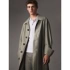 Burberry Burberry Unisex Tropical Gabardine Car Coat With Exaggerated Cuffs, Green