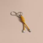 Burberry Burberry Braided Leather Knot Key Ring, Yellow