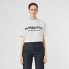 Burberry Burberry Logo Print Cotton T-shirt, Size: Xxs, White