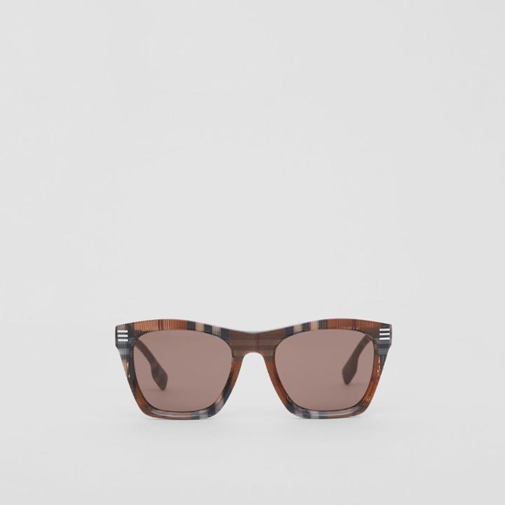 Burberry Burberry Check Square Frame Sunglasses