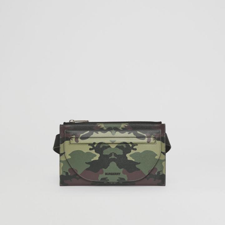 Burberry Burberry Camouflage Print Leather Olympia Belt Bag