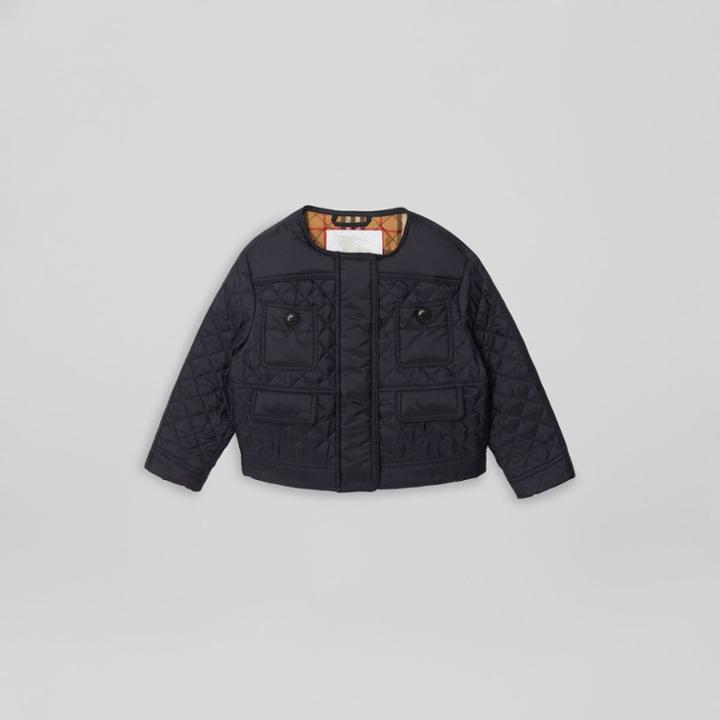 Burberry Burberry Childrens Lightweight Diamond Quilted Jacket, Size: 14y, Blue