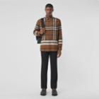 Burberry Burberry Check And Stripe Cotton Flannel Shirt