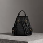 Burberry Burberry The Crossbody Rucksack In Nylon And Leather, Black