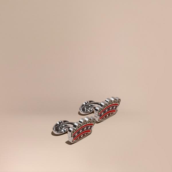 Burberry Crown Cufflinks