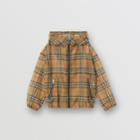 Burberry Burberry Childrens Lightweight Vintage Check Hooded Jacket, Size: 10y, Yellow